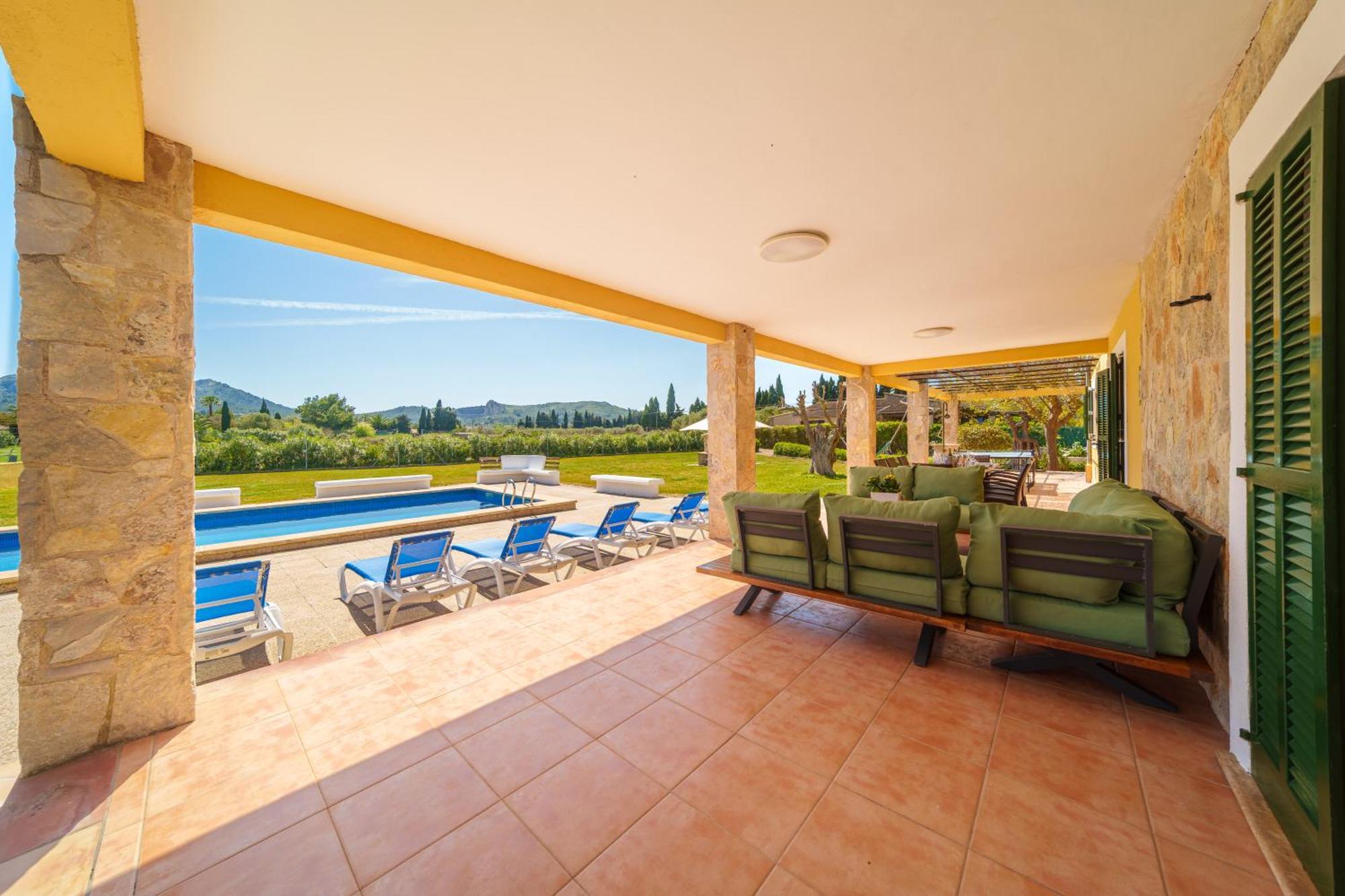 Patriarca, For 8 With Pool, Garden And Mountain Views Alcúdia