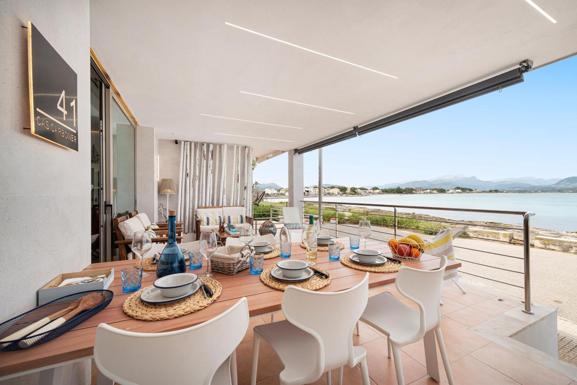 Cas Carbon3r-stunning Ground Floor In Front Of The Sea Alcudia (Mallorca)