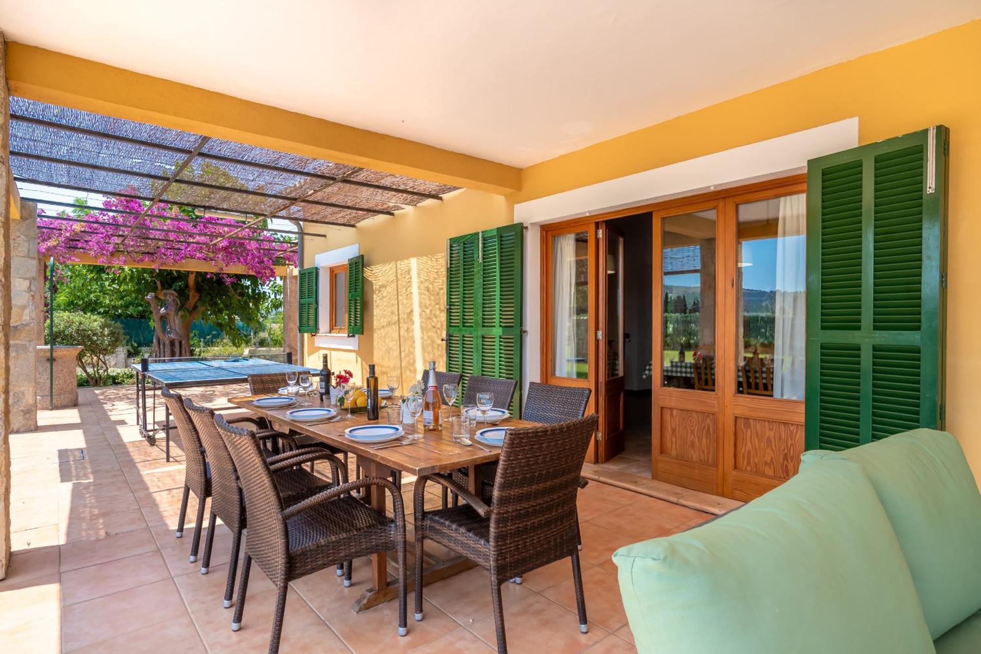 Patriarca, For 8 With Pool, Garden And Mountain Views * Alcudia (Mallorca)
