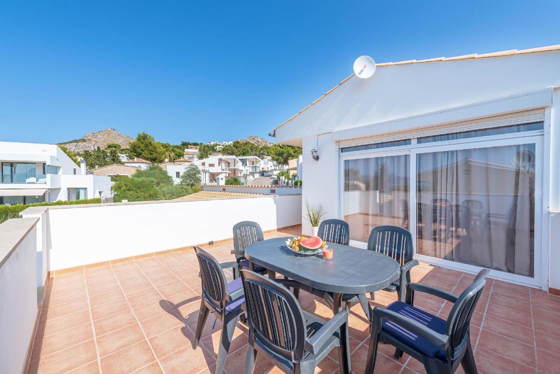 Ferienvilla, Mit Pool, Grosser Terrasse Und Atemberaubenden Meerblick U Bergblick Alcudia (Mallorca)