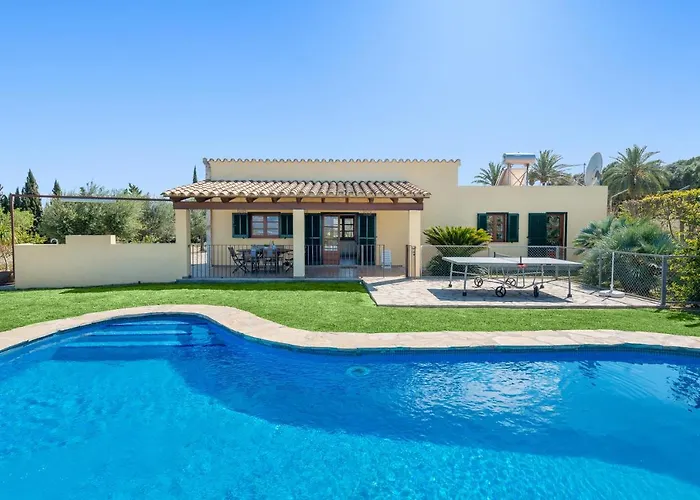 Sea Views Villa, Pou D\'Ambroitx, With Pool And Garden In Alcudia